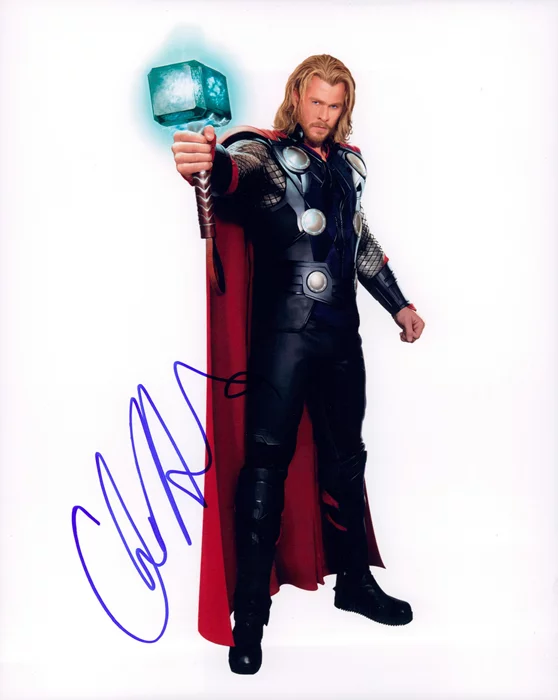 Chris Hemsworth autograph