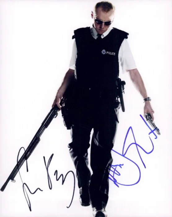 Hot Fuzz autograph