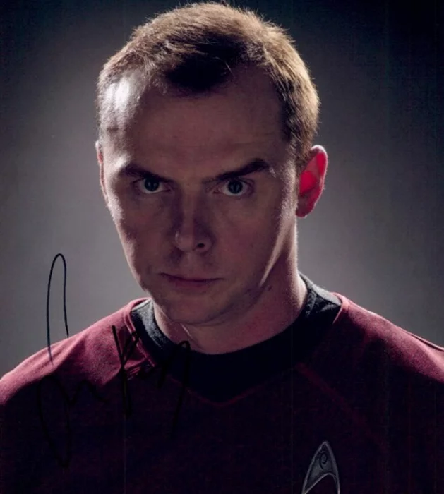 Simon Pegg autograph