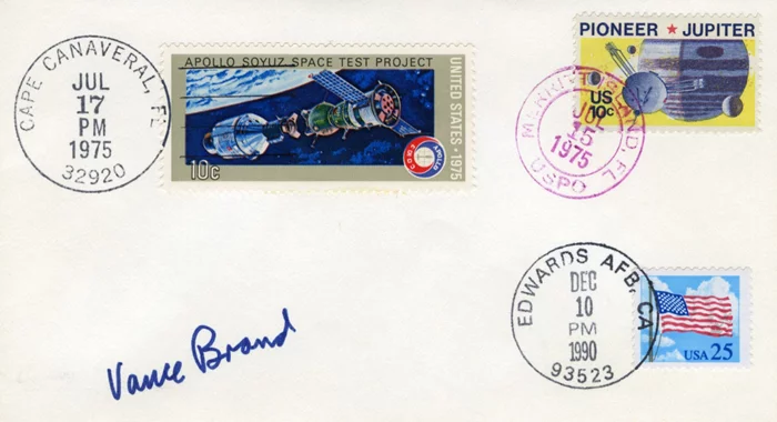 Vance D. Brand autograph
