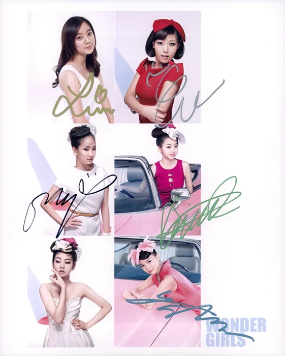 Wonder Girls autograph