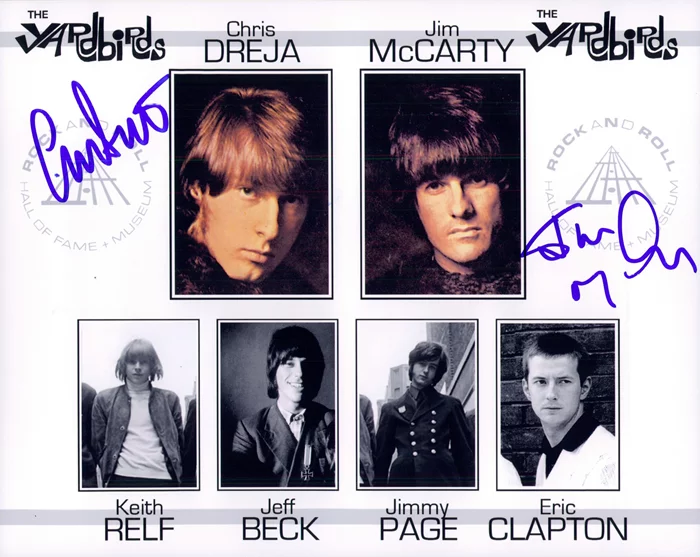 Yardbirds autograph