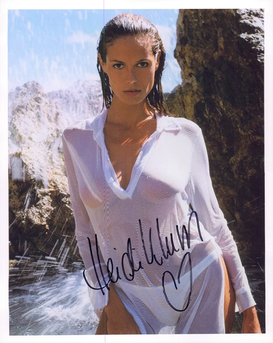 Heidi Klum autograph