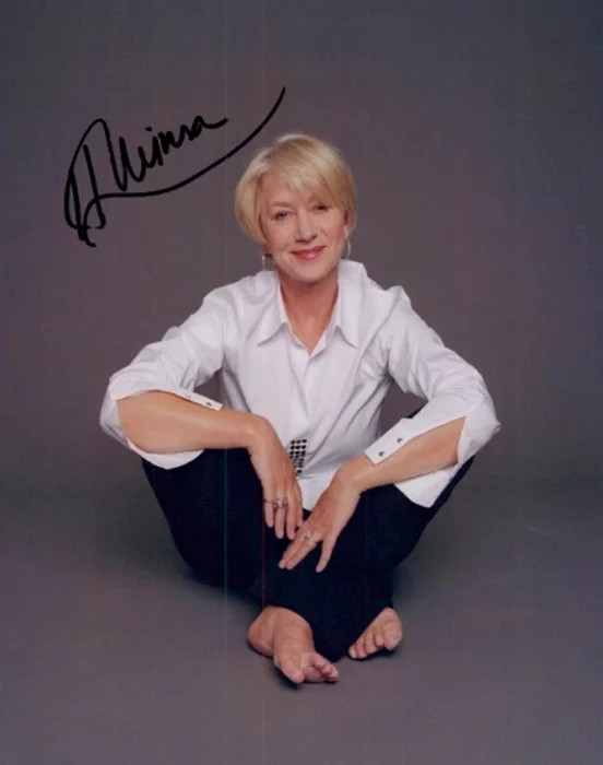 Helen Mirren autograph