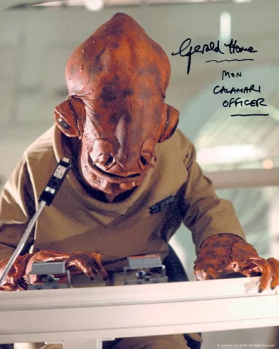 Gerald Home autograph