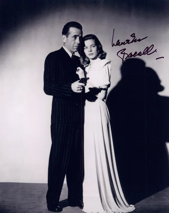 Lauren Bacall autograph