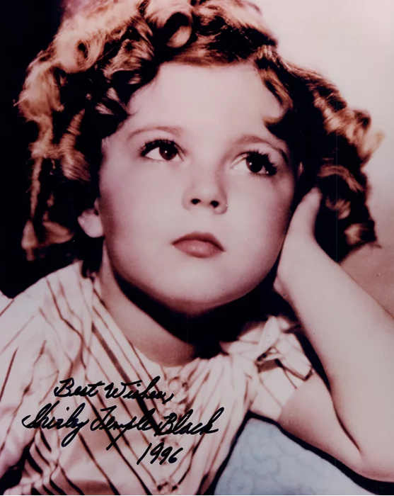 Shirley Temple Black autograph