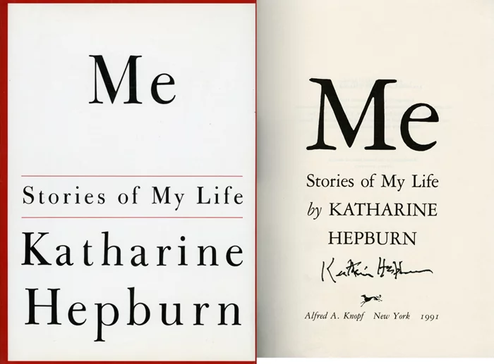 Katharine Hepburn autograph