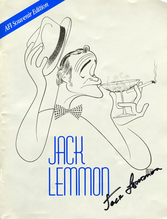 Jack Lemmon autograph