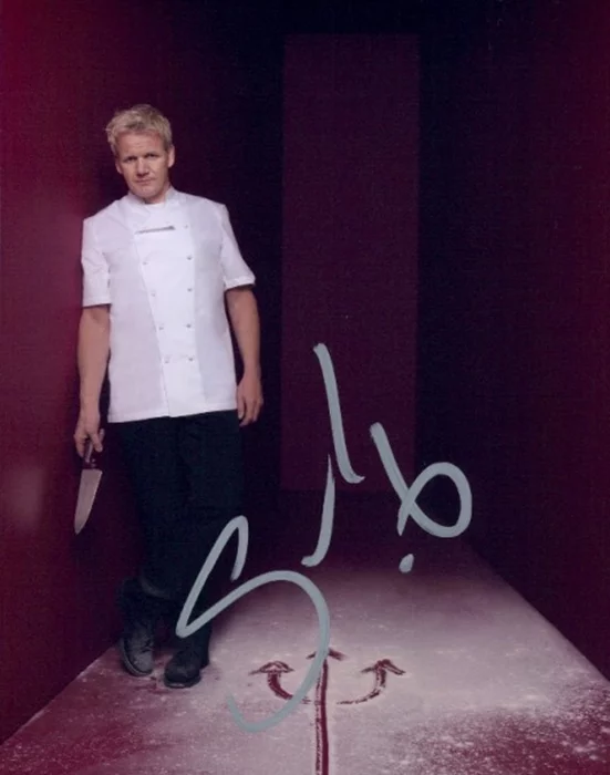 Gordon Ramsay autograph