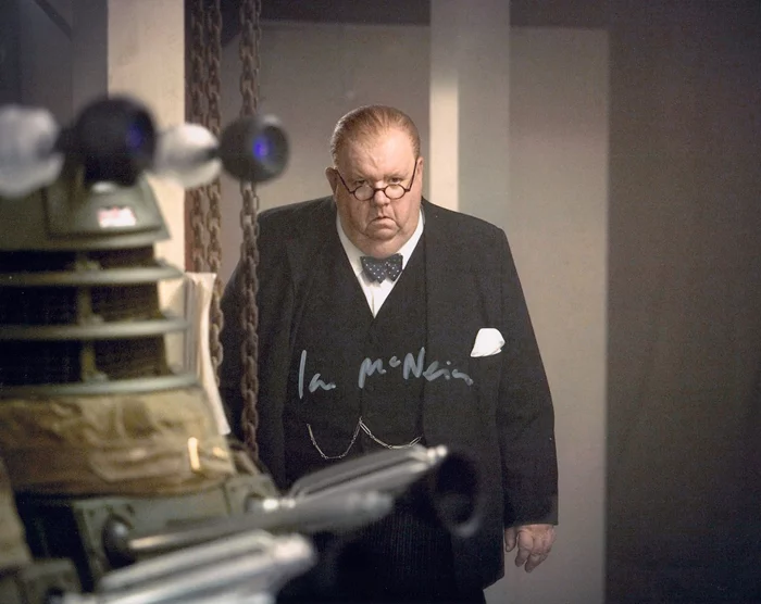Ian McNeice autograph