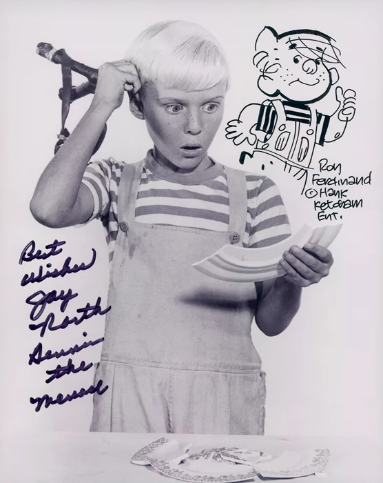 Dennis The Menace autograph