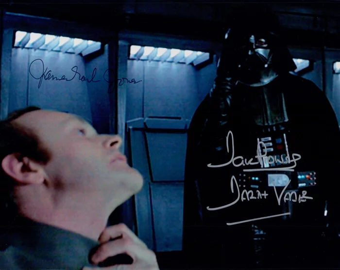 Darth Vader autograph