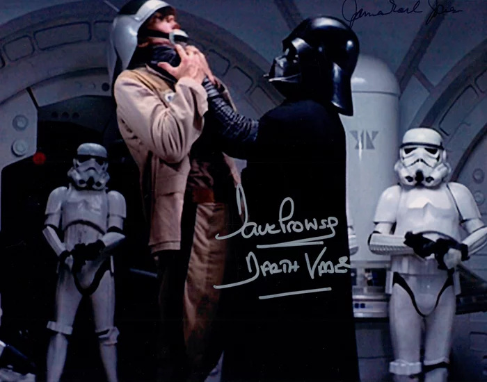 Darth Vader autograph