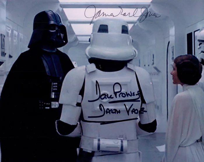 Darth Vader autograph
