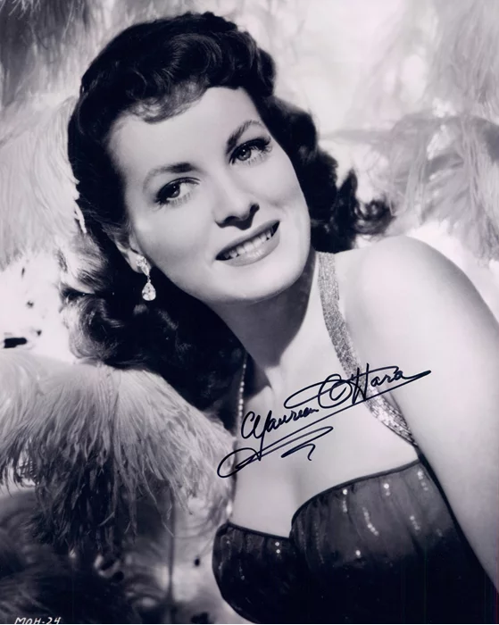 Maureen O'Hara autograph