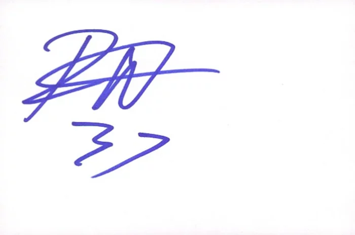 Ron Artest autograph