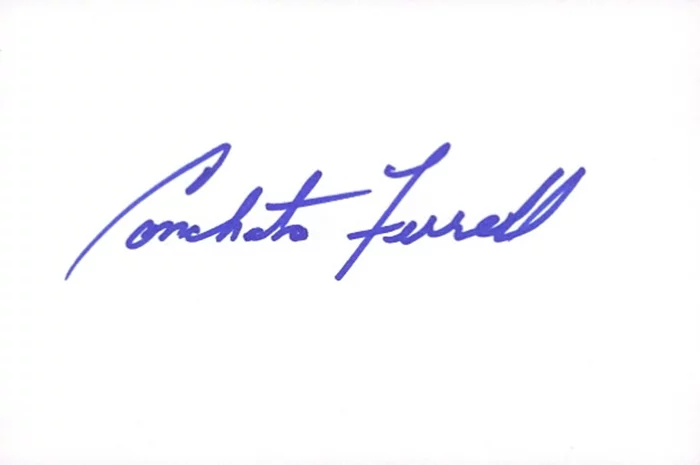Conchata Ferrell autograph