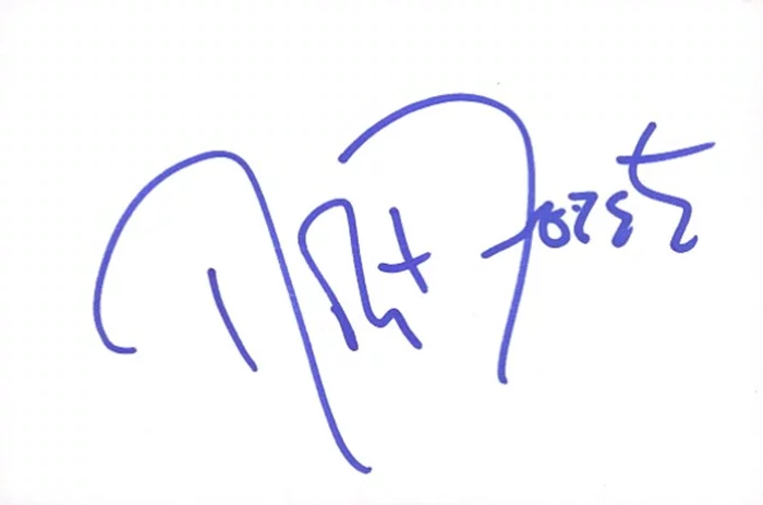 Robert Forster autograph
