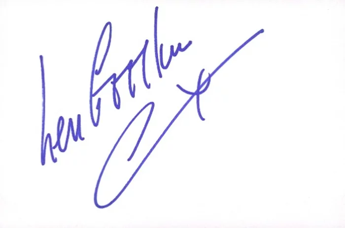 Len Goodman autograph
