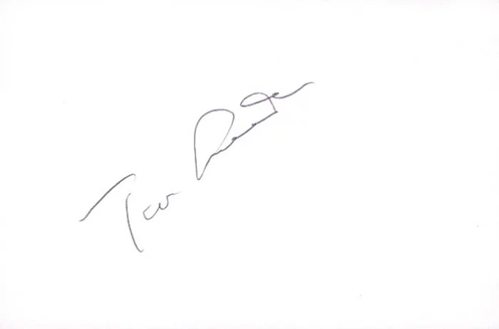 Tom Lasorda autograph