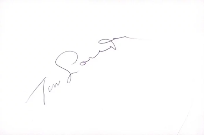 Tom Lasorda autograph