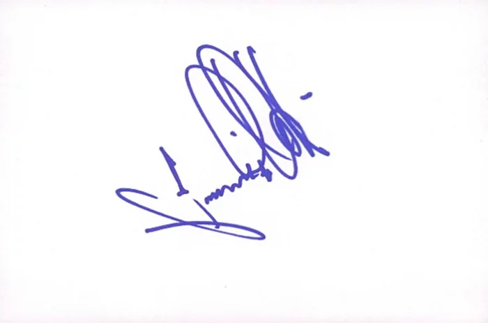 Frankie Valli autograph