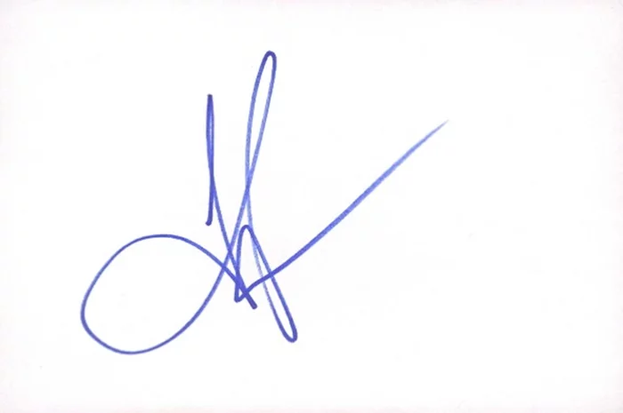 Anna Demidova autograph