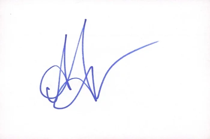 Anna Demidova autograph