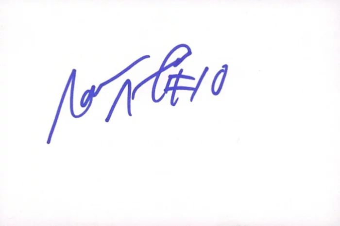Norm Nixon autograph