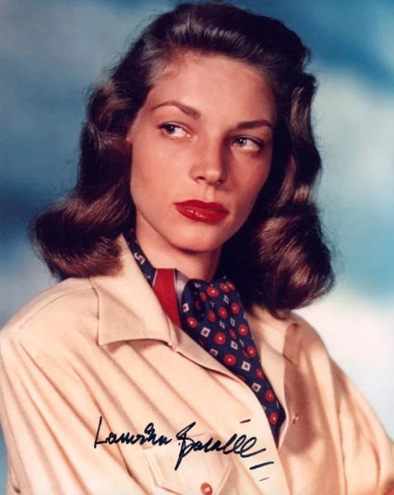 Lauren Bacall autograph