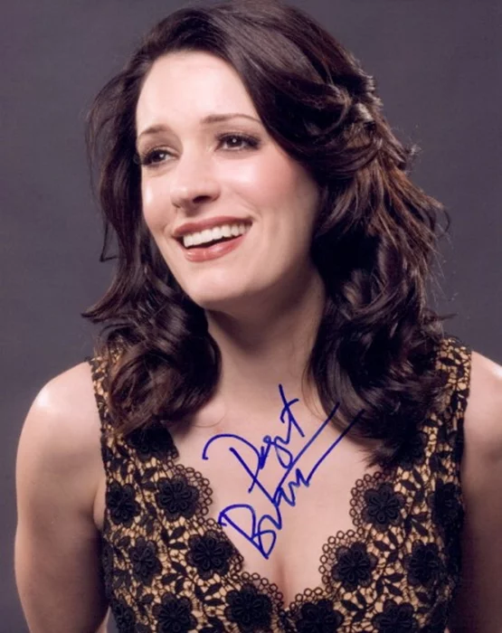 Paget Brewster autograph