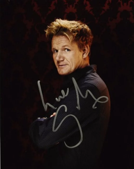 Gordon Ramsay autograph