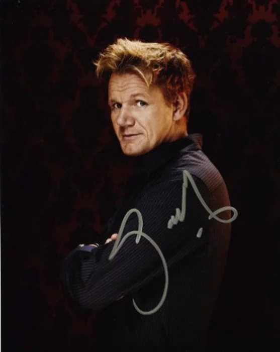 Gordon Ramsay autograph