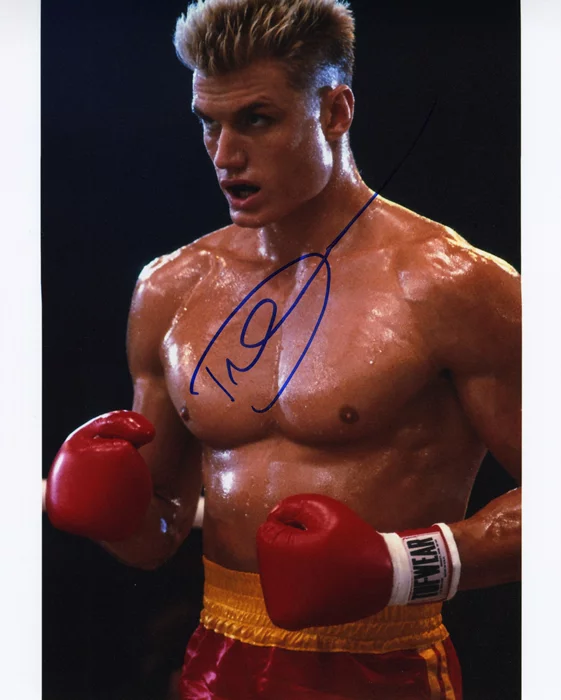 Dolph Lundgren autograph