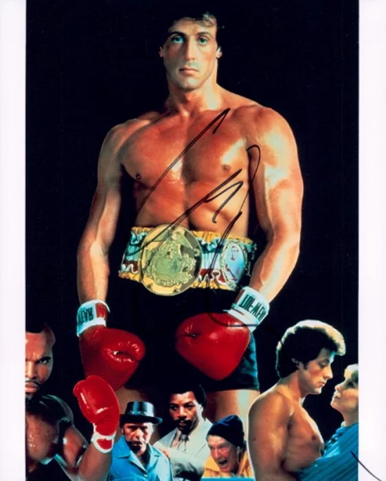 Sylvester Stallone autograph