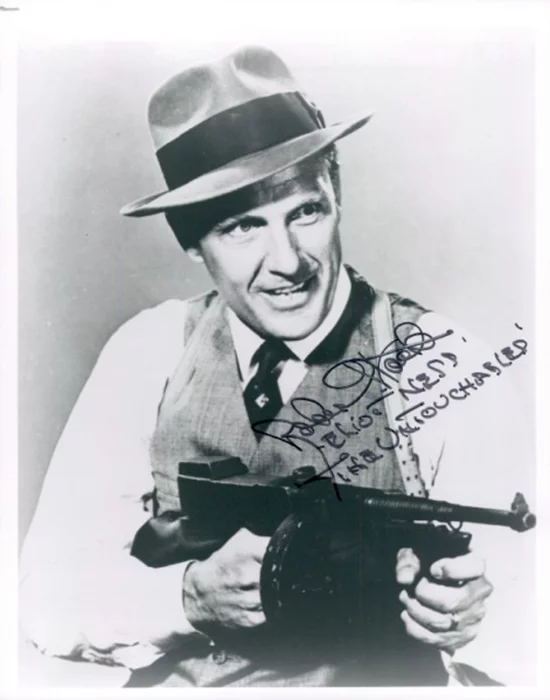 Robert Stack autograph