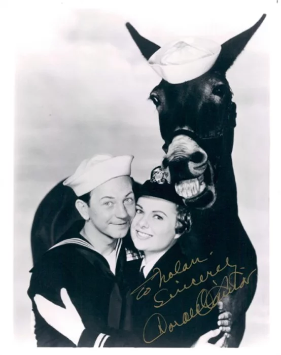 Donald O'Connor autograph