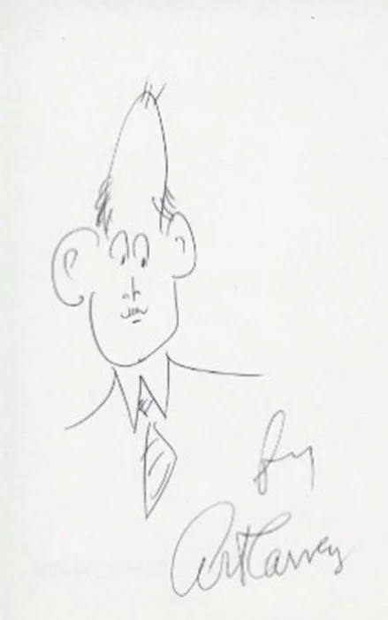 Art Carney autograph