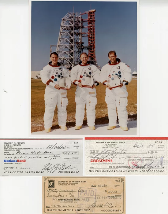 Skylab 4 autograph