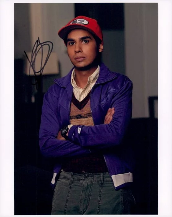 Kunal Nayyar autograph