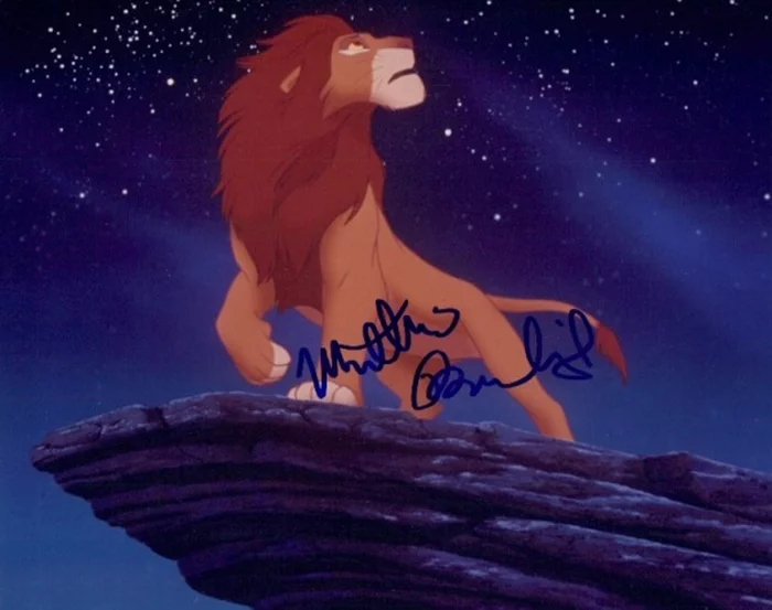 Matthew Broderick autograph