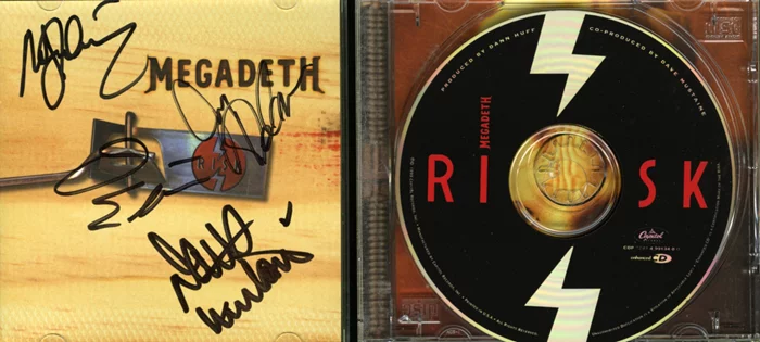 Megadeth autograph
