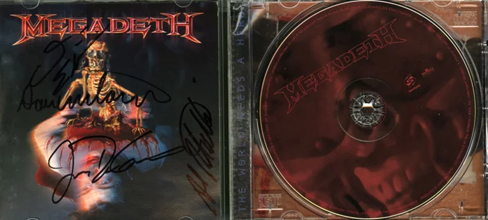 Megadeth autograph