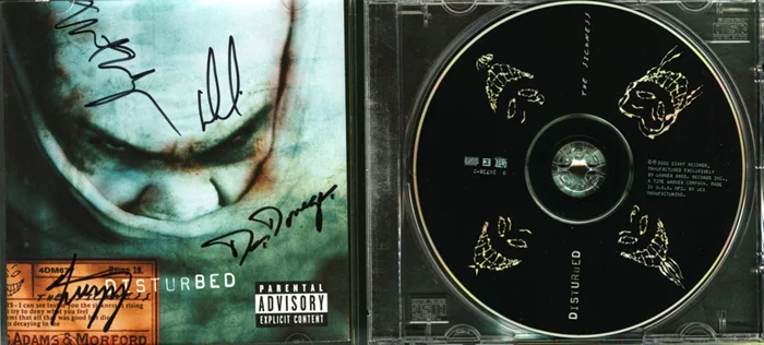 Disturbed autograph