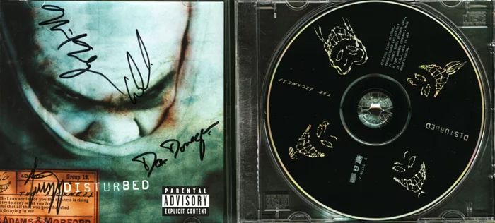 Disturbed autograph
