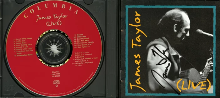 James Taylor autograph
