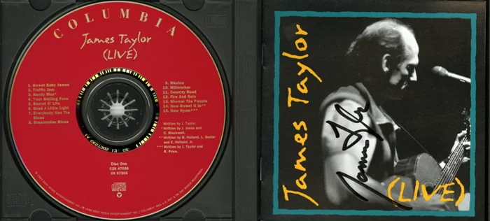 James Taylor autograph