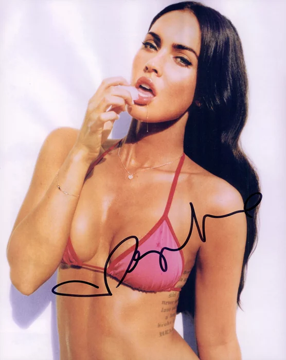 Megan Fox autograph