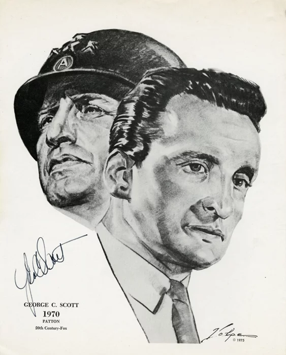 George C. Scott autograph